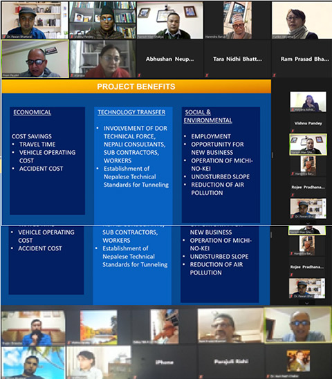 A glimpse of participants in online Benkyokai