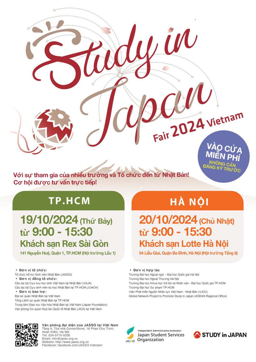 Study in Japan Fair 2024 (Vietnam) Flyer