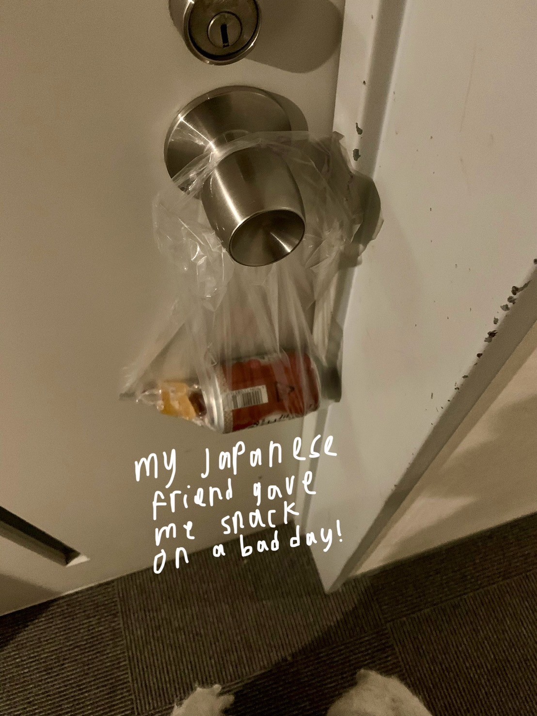 A gift from my Japanese friend when I was feeling down
