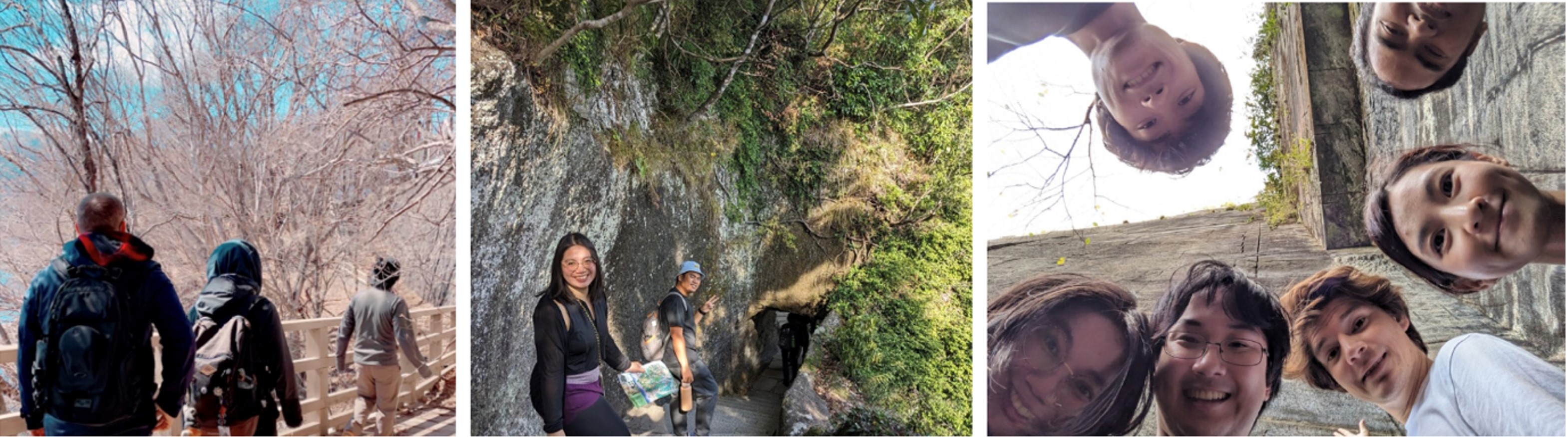 Hiking with friends